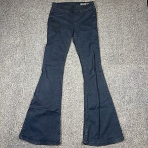 BLANK NYC‎ Denim Belle Super Bell Bottom Flare Pull-On Black Jeans Women Sz 27